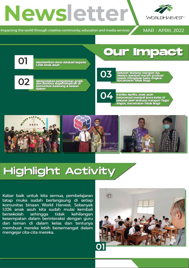 Impact Report - 7 - World Harvest - Impacting the World Through Creative Community, Education and Media Services