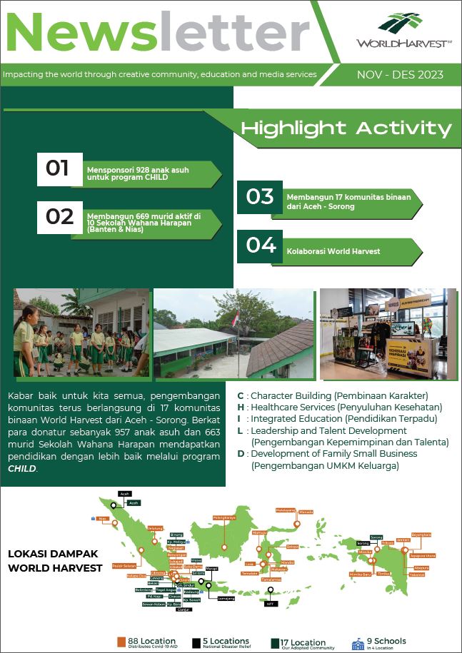 Impact Report - 21 - World Harvest - Impacting the World Through Creative Community, Education and Media Services