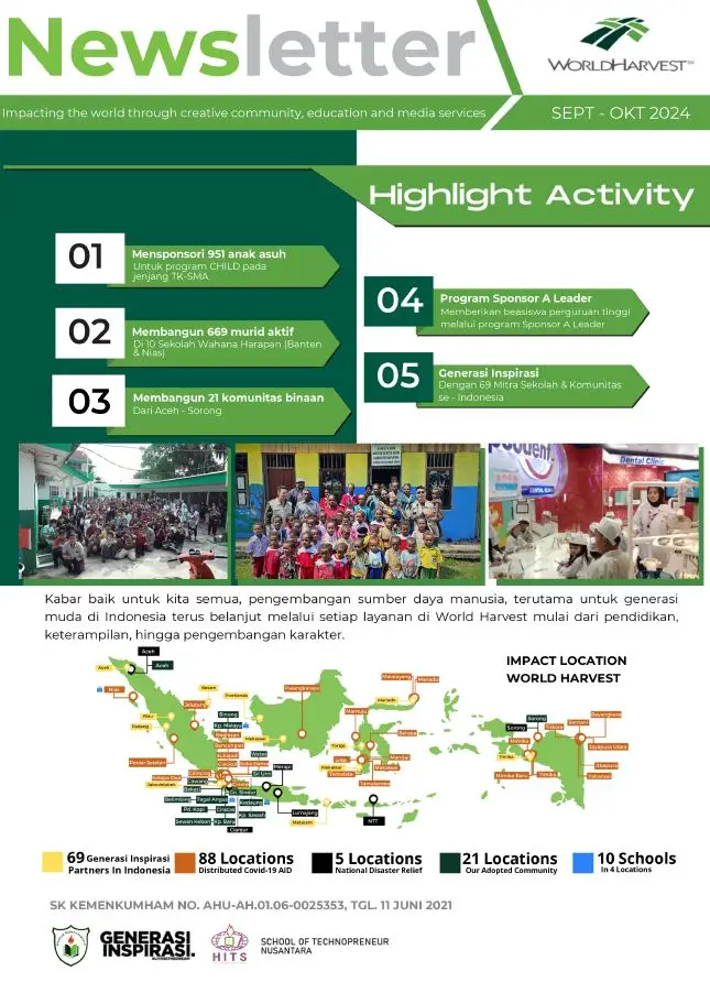 Impact Report - 28 - World Harvest - Impacting the World Through Creative Community, Education and Media Services